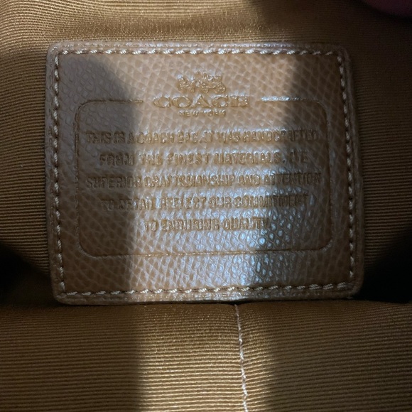 Coach leather cross body satchel. - Picture 6 of 13